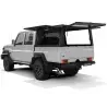 Hardtop Explorer noir strié Toyota Land Cruiser 79 double cabine 1999+ Alu-Cab